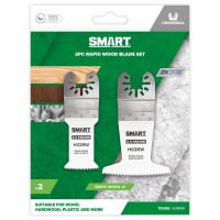 SMART Trade 2 Piece Rapid Wood Blade SMARTCUT Set £13.99